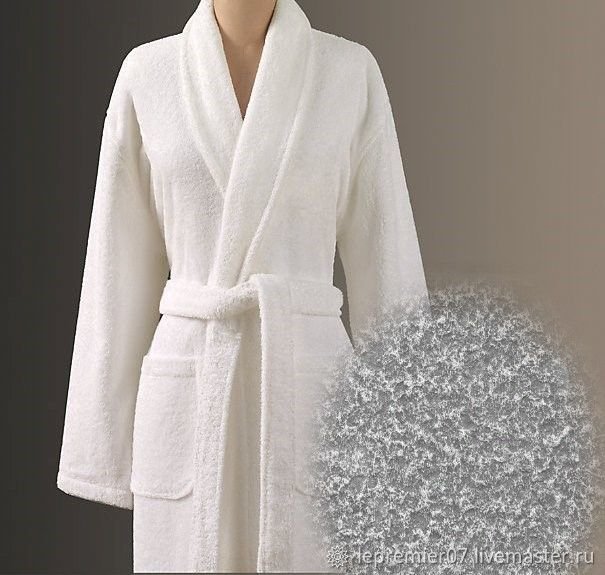Халат махровый otel белый.l