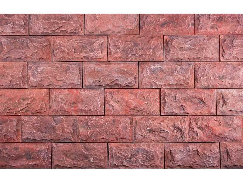 Искусственный облицовочный камень CRAFTSTONE Доломит, красный