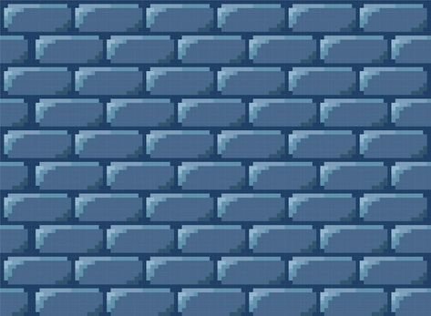 Пиксельная кирпичная стена