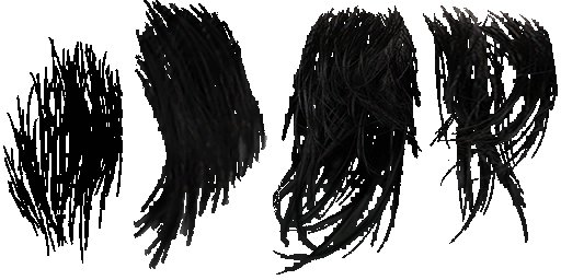 Кисть прядь волос