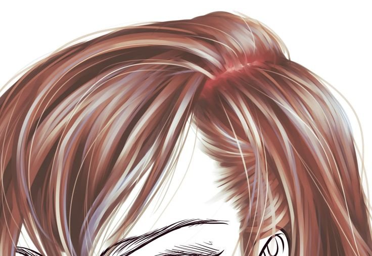 Покрас волос аниме