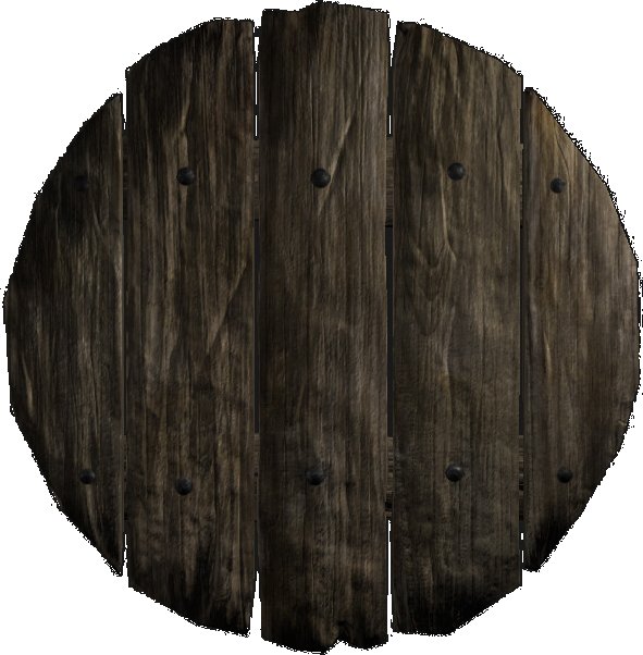 Старый деревянный щит