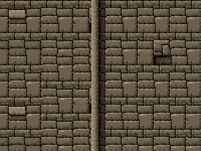 Пиксельная кирпичная стена