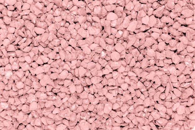 Розовый щебень
