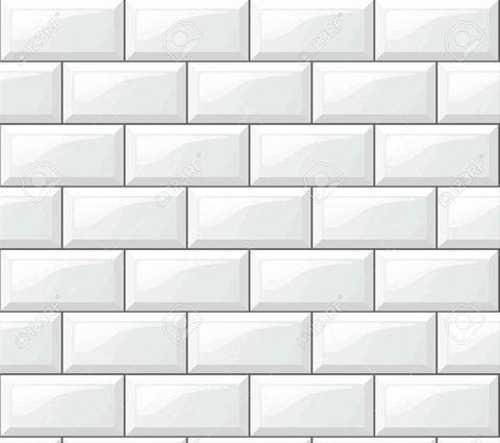 Фон плитка кабанчик белая