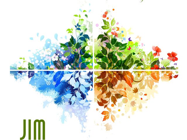 Времена года абстракция