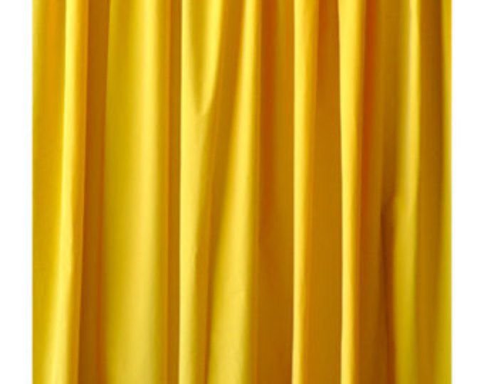 Желтая тюль