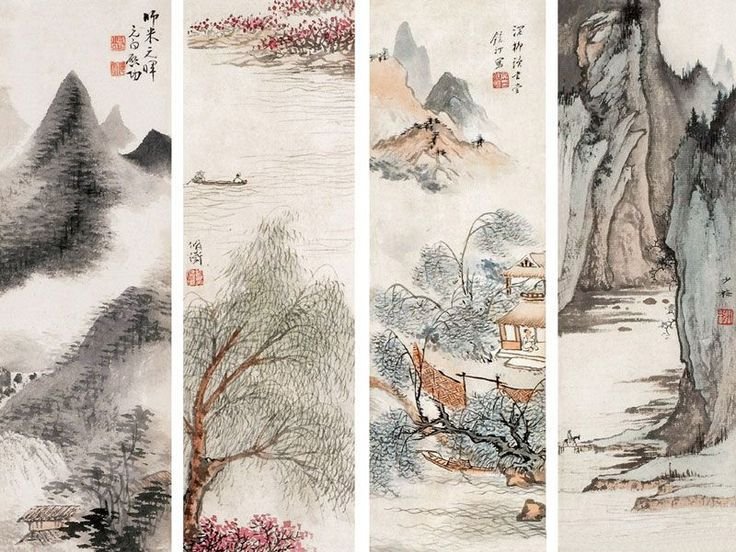 Японская Графика живопись