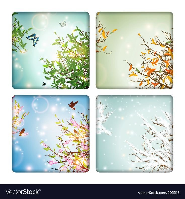 Рамка времена года