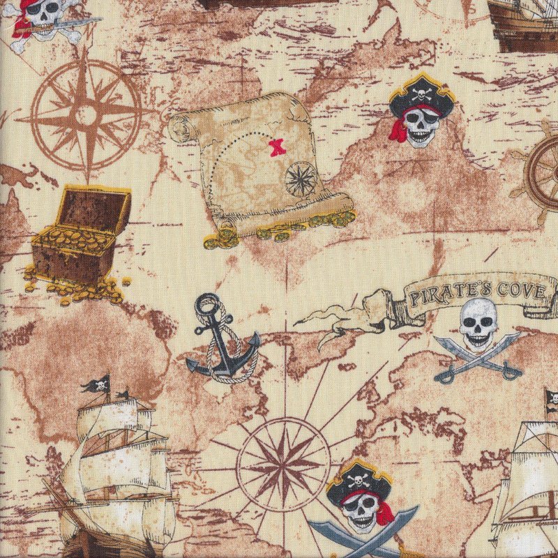 Старинная карта сокровищ