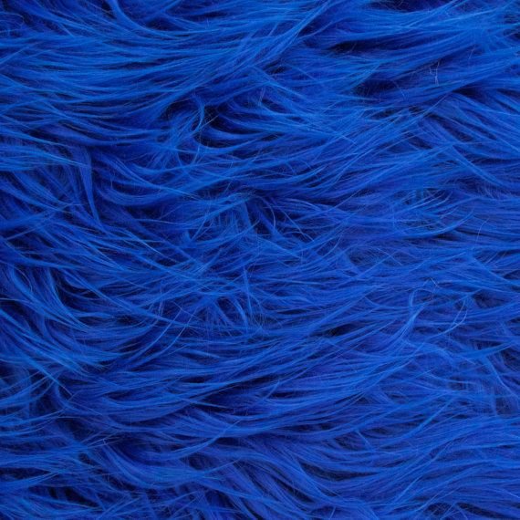 Искусственный мех голубой