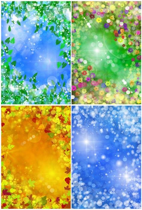 Фон 4 времени года