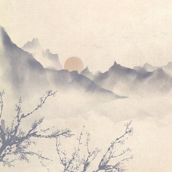 Китайская живопись Минимализм