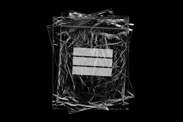 Текстура пакета полиэтиленового