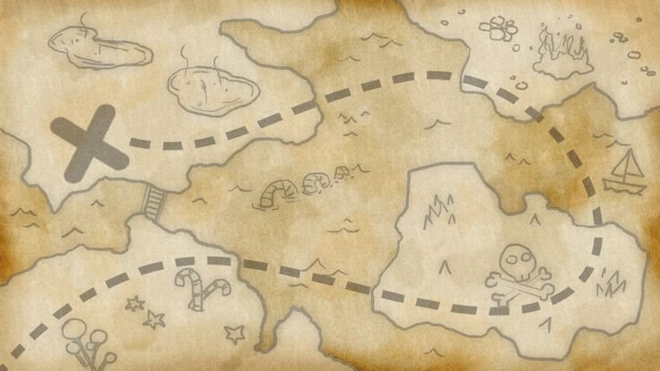 Карта сокровищ пиратов