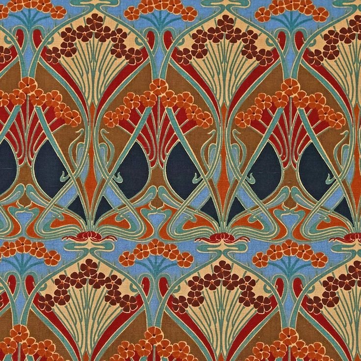 Паттерн ар нуво орнамент