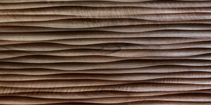 Рифленые деревянные панели