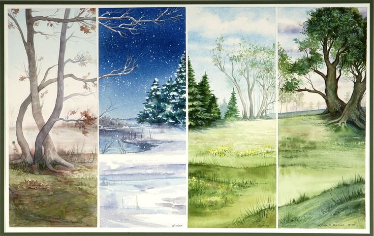 Пейзаж по временам года