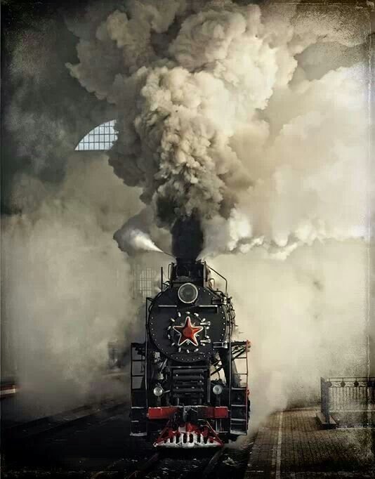 Старинный поезд