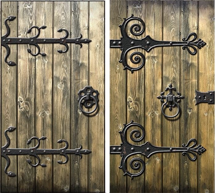 Средневековая дверь