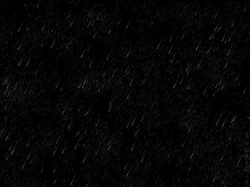 Эффект дождя без фона