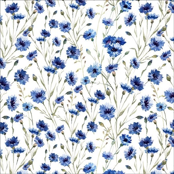 Мелкие синие цветочки