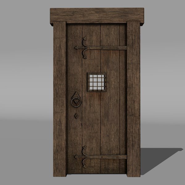 Средневековая дверь