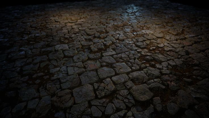 Каменный пол в замке