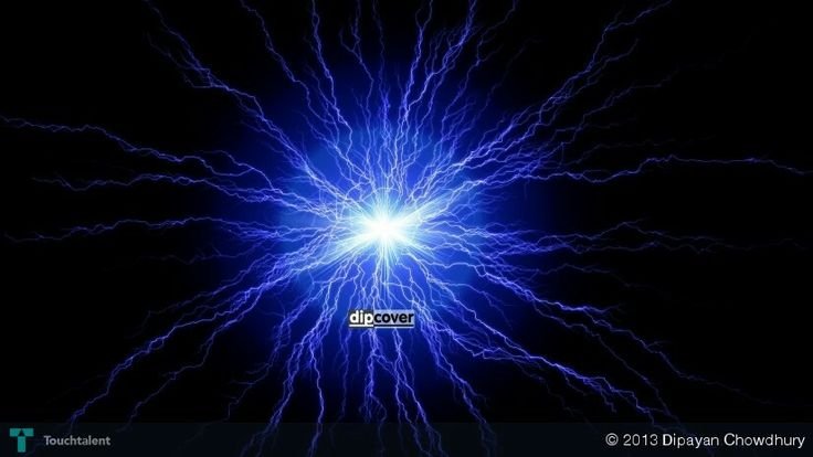 Электрические вспышка молнии