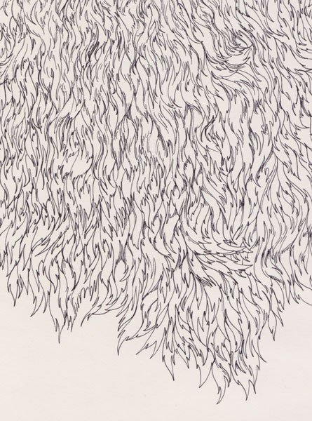 Фактура шерсти в графике