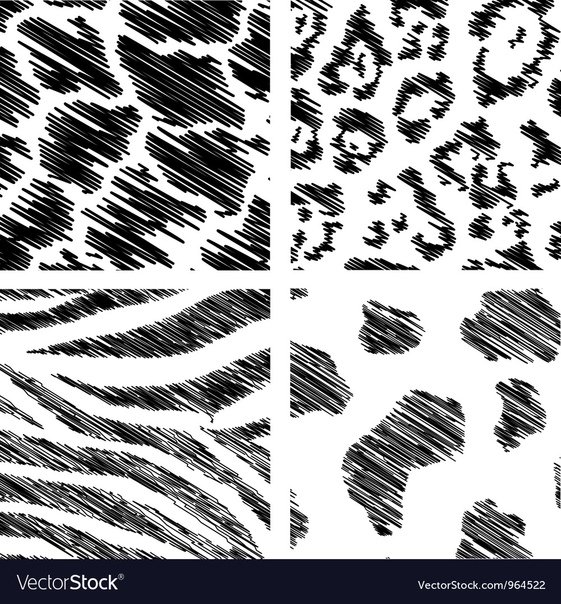 Фактура животных в графике