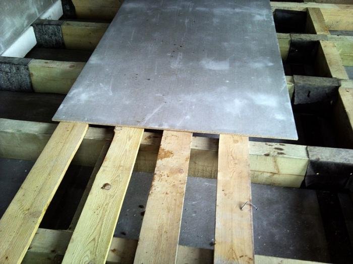 ЦСП плита на пол по лагам