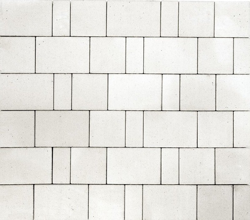 Тротуарная плитка Браер белый