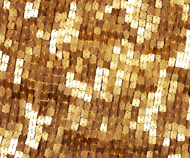 Пайетки золото