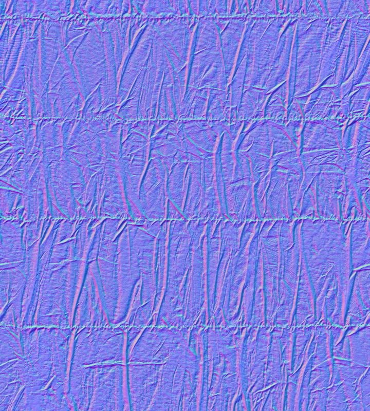 Normal Map складки