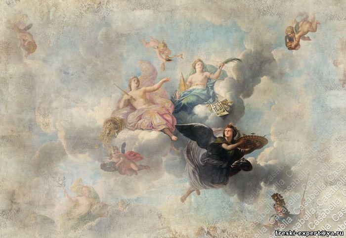 Фрески Renaissance fresco горизонтальная