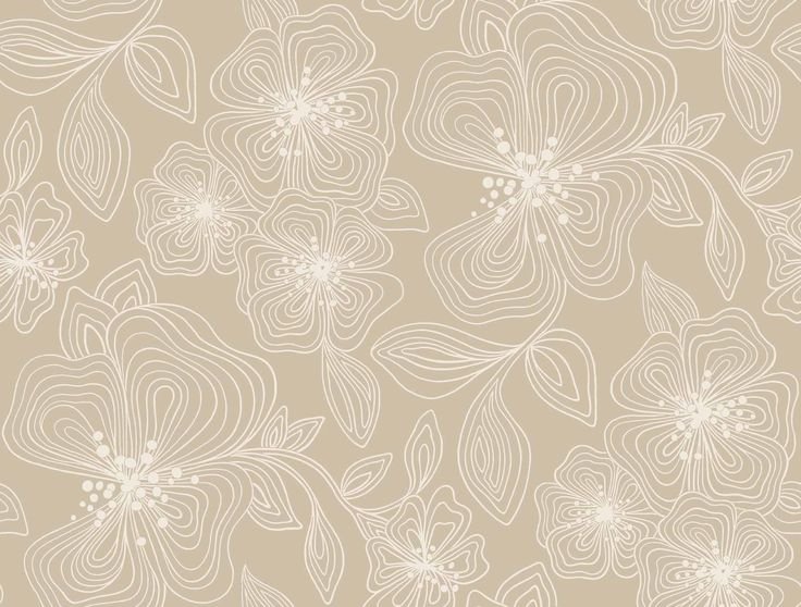 Бежевые обои