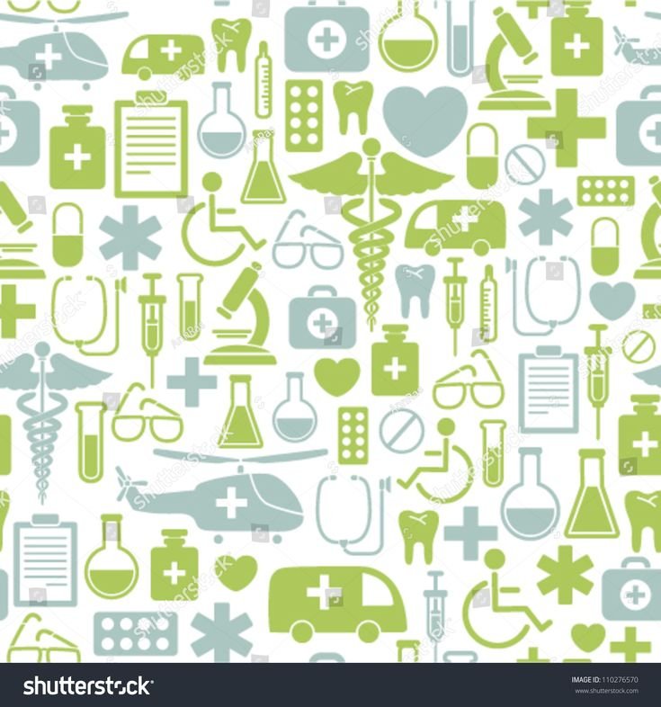 Медицина паттерн вектор