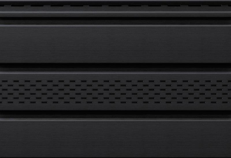 Софит с перфорацией графит 3х0,3 м