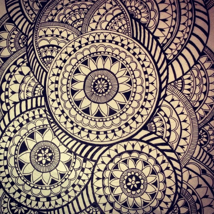 Узор мандалы фон