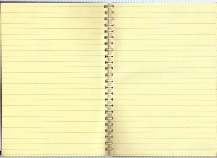 Лист блокнота фон