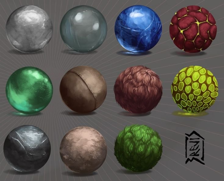 Текстуры в виде шара