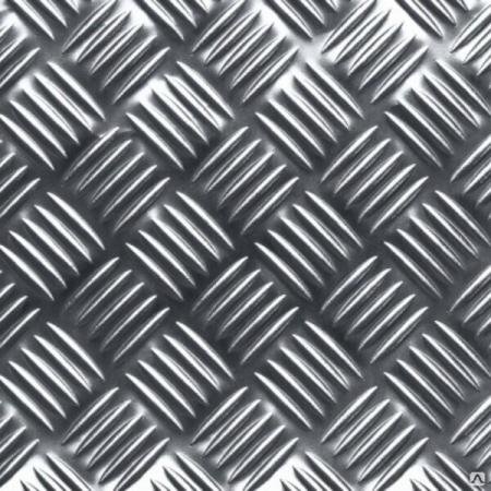 Лист рифленый "квинтет" 1,2 1200х3000 амг2н2