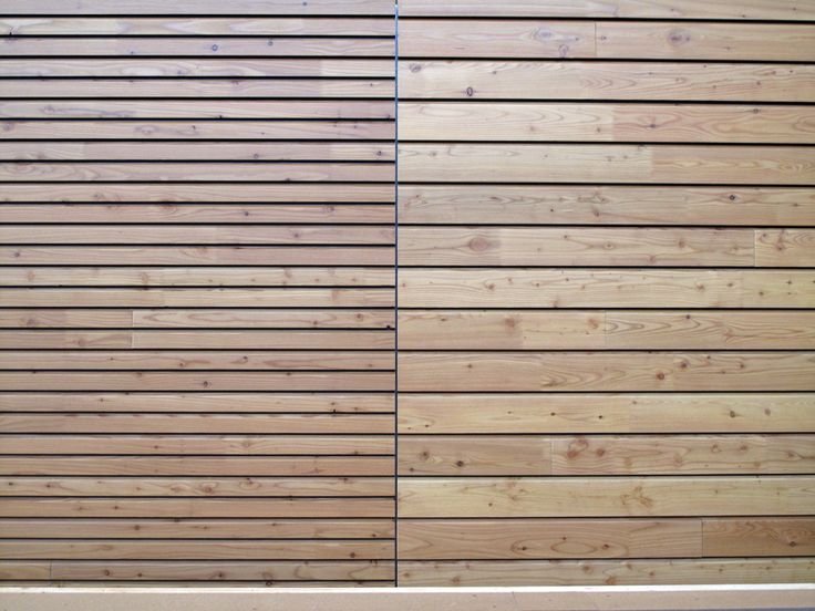 Обшивка деревянными рейками