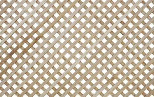 Плетеная декоративная решетка