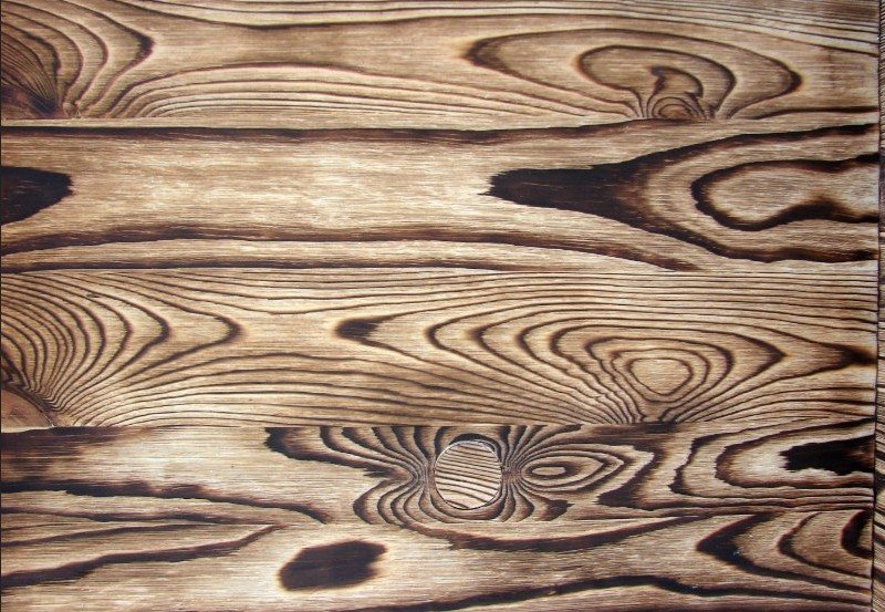 Браширование древесины сосна