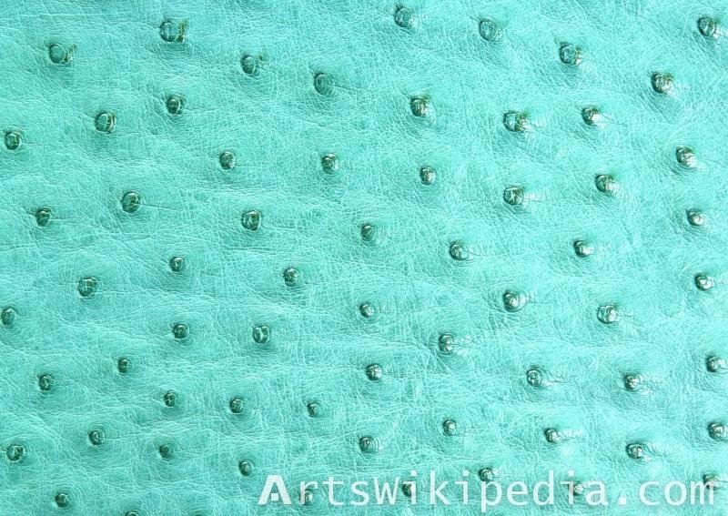 Бирюзовая кожа