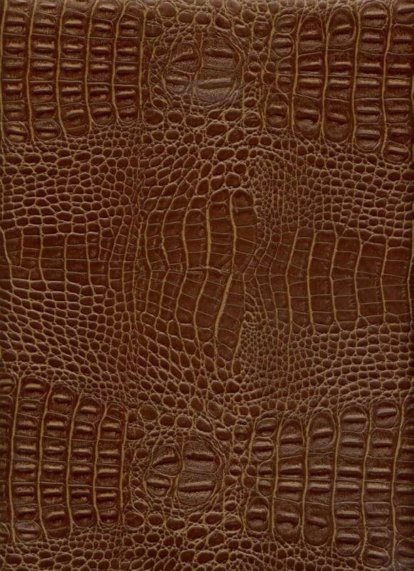 Кожа крокодила коричневая