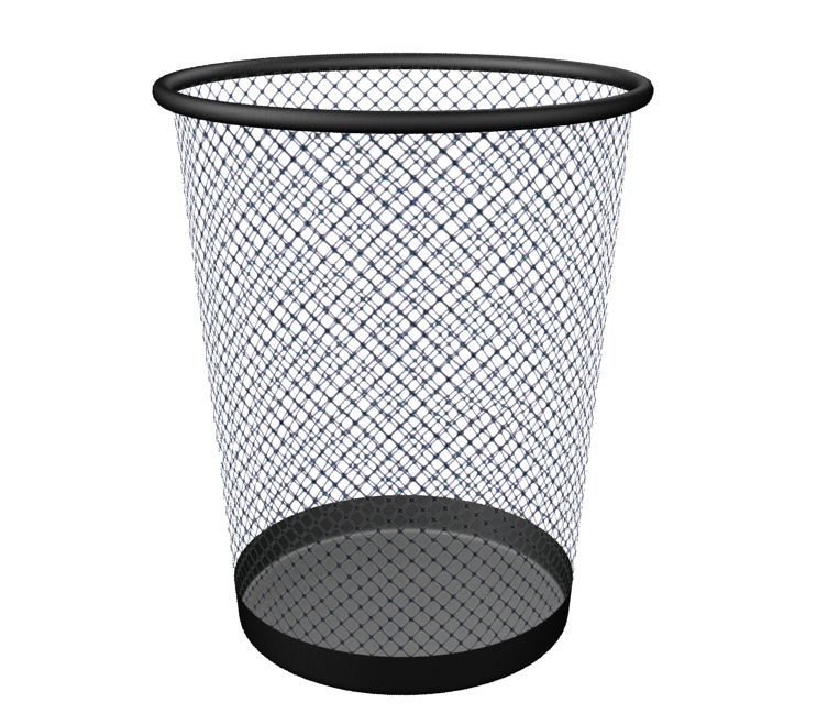 Корзина 12л для мусора нерж.сталь перфорированная Лайма Bionic /