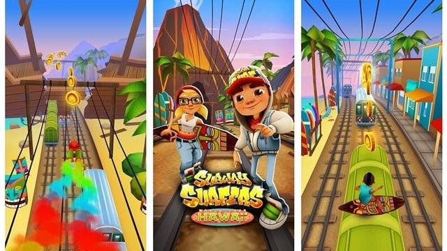 Сабвей серф геймплей